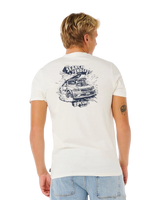 The Rip Curl Mens Keep On Trucking T-Shirt in Bone
