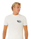 The Rip Curl Mens Keep On Trucking T-Shirt in Bone