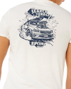 The Rip Curl Mens Keep On Trucking T-Shirt in Bone
