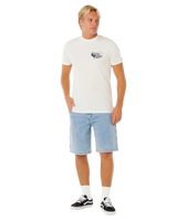The Rip Curl Mens Keep On Trucking T-Shirt in Bone