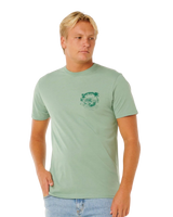 The Rip Curl Mens Keep On Trucking T-Shirt in Aloe