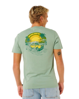 The Rip Curl Mens Keep On Trucking T-Shirt in Aloe