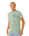 The Rip Curl Mens Keep On Trucking T-Shirt in Aloe