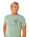 The Rip Curl Mens Keep On Trucking T-Shirt in Aloe