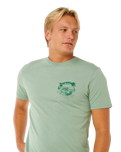 The Rip Curl Mens Keep On Trucking T-Shirt in Aloe