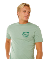The Rip Curl Mens Keep On Trucking T-Shirt in Aloe