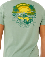 The Rip Curl Mens Keep On Trucking T-Shirt in Aloe