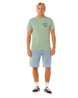 The Rip Curl Mens Keep On Trucking T-Shirt in Aloe