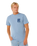 The Rip Curl Mens Keep On Trucking T-Shirt in Faded Denim