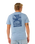 The Rip Curl Mens Keep On Trucking T-Shirt in Faded Denim