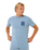 The Rip Curl Mens Keep On Trucking T-Shirt in Faded Denim