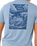 The Rip Curl Mens Keep On Trucking T-Shirt in Faded Denim