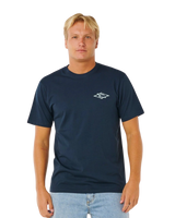 The Rip Curl Mens Hazey Days T-Shirt in Dark Navy