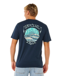 The Rip Curl Mens Hazey Days T-Shirt in Dark Navy