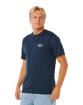 The Rip Curl Mens Hazey Days T-Shirt in Dark Navy