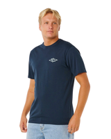 The Rip Curl Mens Hazey Days T-Shirt in Dark Navy