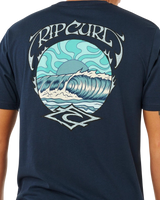 The Rip Curl Mens Hazey Days T-Shirt in Dark Navy