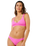 Premium Surf Good Bikini Bottoms in Super Pink