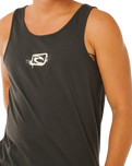 Inner Visions Vest in Washed Black