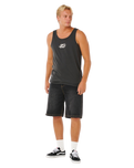 Inner Visions Vest in Washed Black