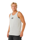 The Rip Curl Mens Inner Visions Vest in Grey Marle
