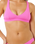Premium Surf Halter Bikini Top in Super Pink