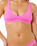 Premium Surf Halter Bikini Top in Super Pink
