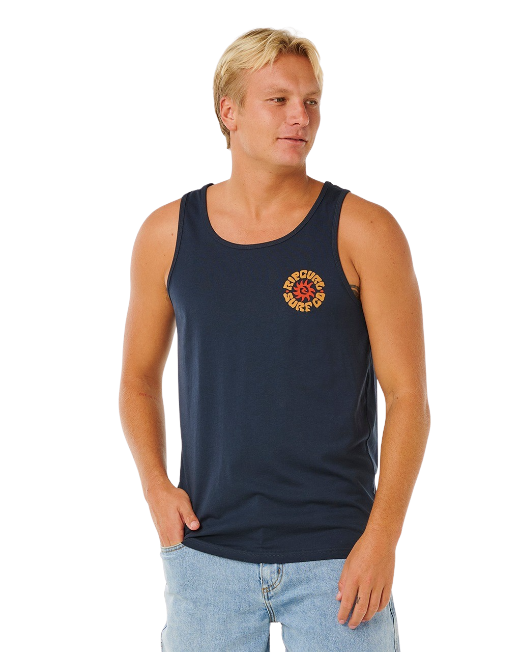 Pacific Rinse Vest in Dark Navy