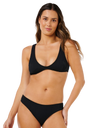 Vibe Surf Bralette Bikini Top in Black