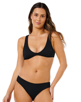 Vibe Surf Bralette Bikini Top in Black