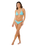 Vibe Surf High Cheeky Bikini Bottoms in Sea Blue