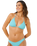 Vibe Surf D-DD Sliding Tri Bikini Top in Sea Blue