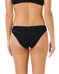 Vibe Surf Good Hipster Bikini Bottoms in Black