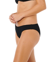Vibe Surf Good Hipster Bikini Bottoms in Black