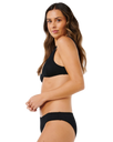 Vibe Surf Good Hipster Bikini Bottoms in Black
