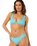 Vibe Surf Good Hipster Bikini Bottoms in Sea Blue