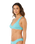 Vibe Surf V Neck Bikini Top in Sea Blue