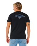 Streamline Diamond T-Shirt in Black