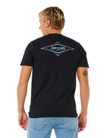 Streamline Diamond T-Shirt in Black