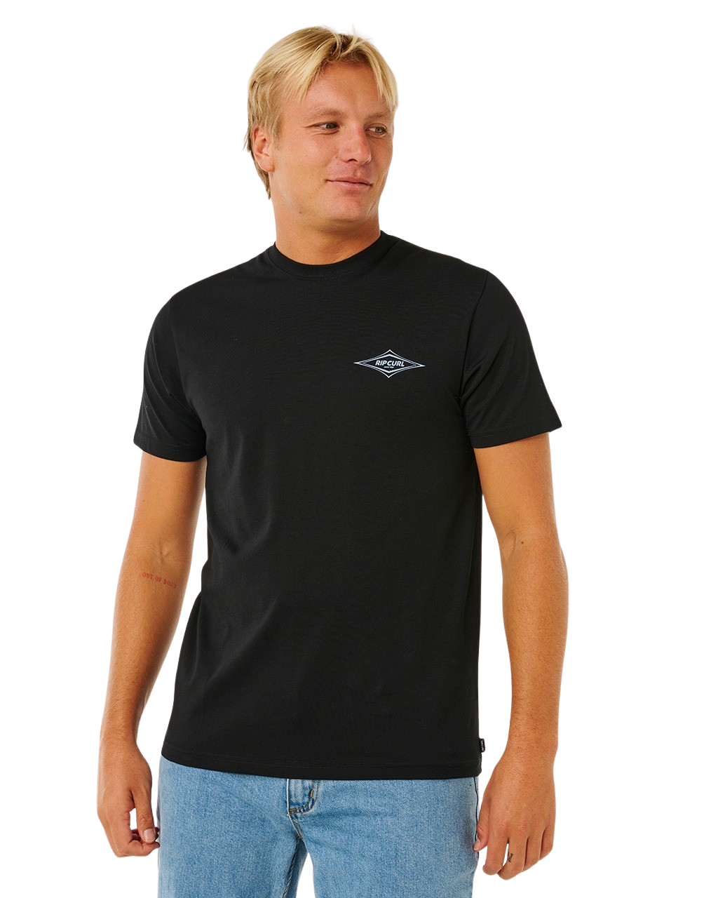 Streamline Diamond T-Shirt in Black