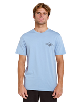 Streamline Diamond T-Shirt in Faded Denim
