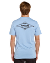 Streamline Diamond T-Shirt in Faded Denim