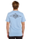 Streamline Diamond T-Shirt in Faded Denim