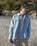 Island Heavy Twill Shirt in Faded Denim