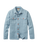 The Passenger Mens Island Heavy Twill Shirt in Faded Denim