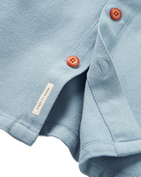 The Passenger Mens Island Heavy Twill Shirt in Faded Denim