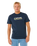 The Rip Curl Mens Streamline Likemumma T-Shirt in Dark Navy