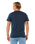 The Rip Curl Mens Streamline Likemumma T-Shirt in Dark Navy