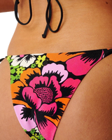 Blooming Revo Tie Side Skimpy Bikini Bottoms in Bloom