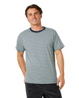AOTS Stripe T-Shirt in Dark Navy